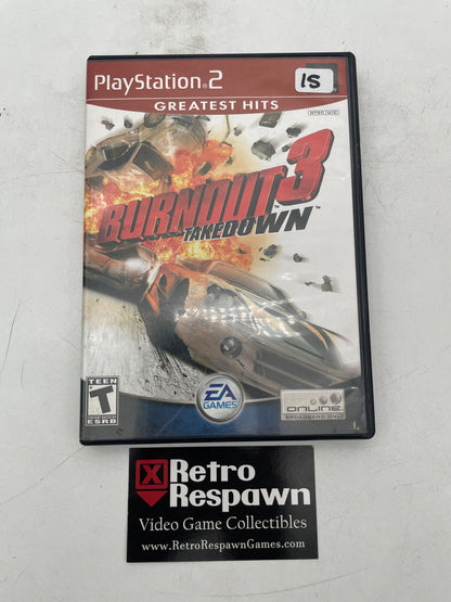 Burnout 3 Takedown Greatest Hits - Playstation 2 (Complete)