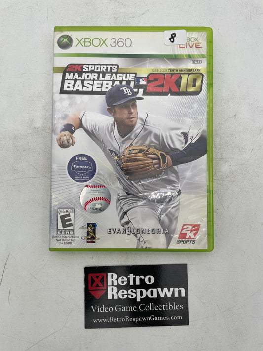Major League Baseball 2K10 - Xbox 360 (Complete)
