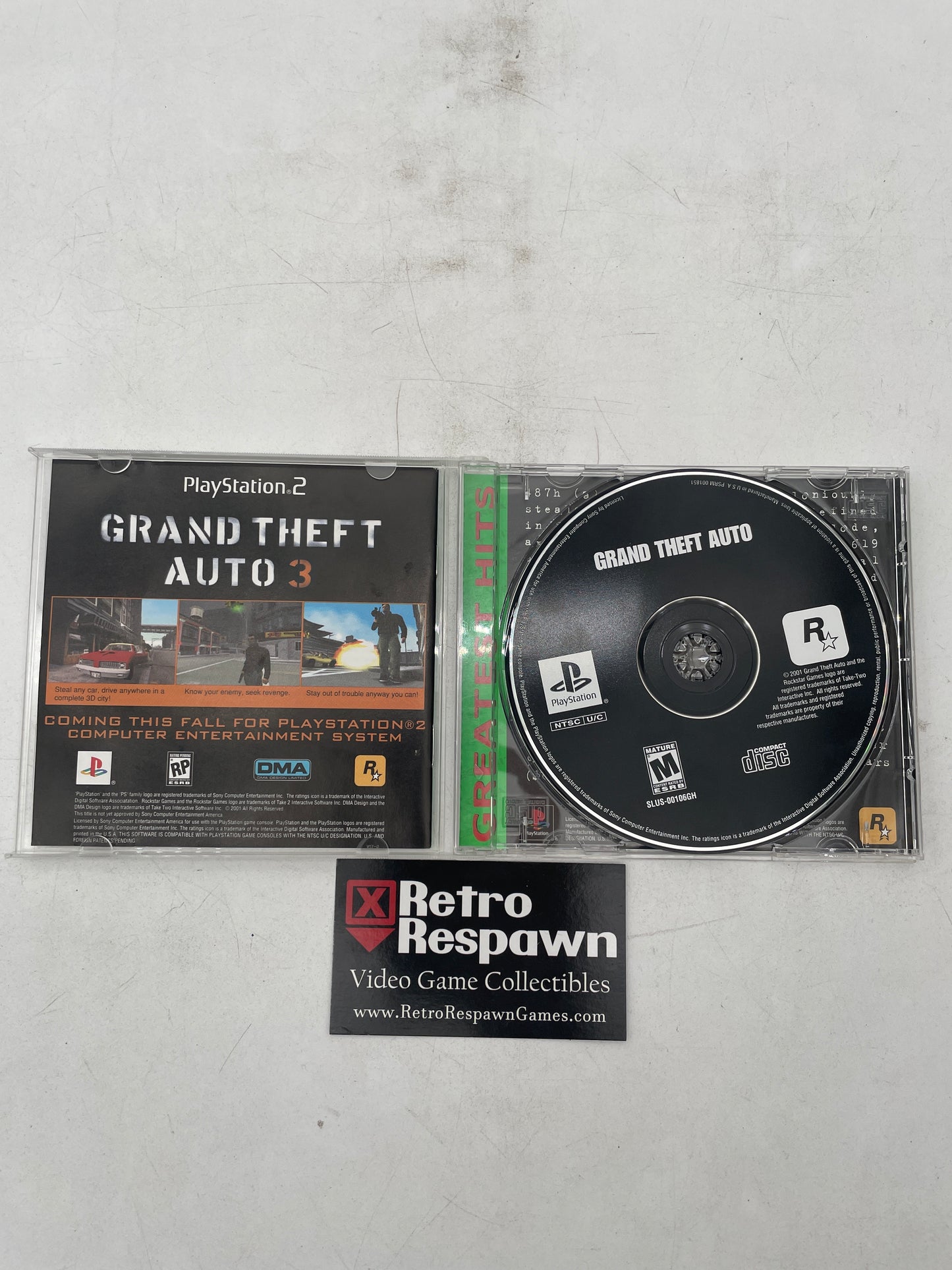 Grand Theft Auto [Greatest Hits] - Playstation (Complete)