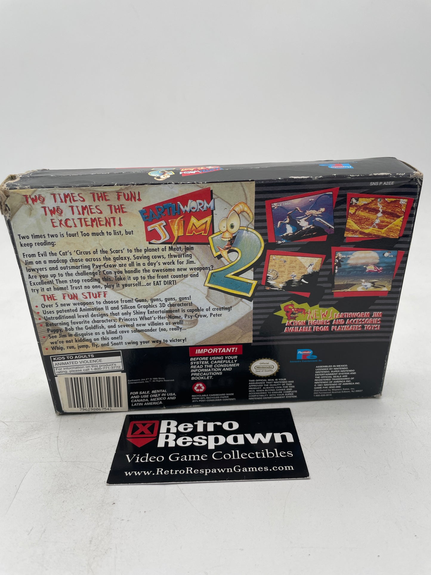Earthworm Jim 2 - Super Nintendo (Complete)
