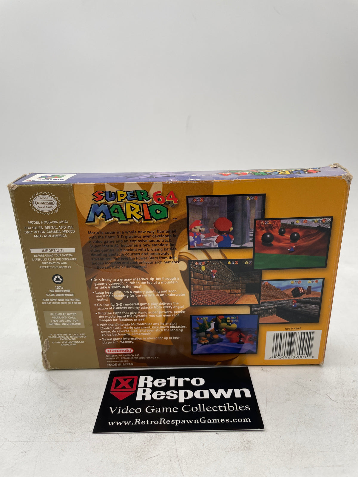 Super Mario 64 [Player's Choice]- Nintendo 64 (Complete)
