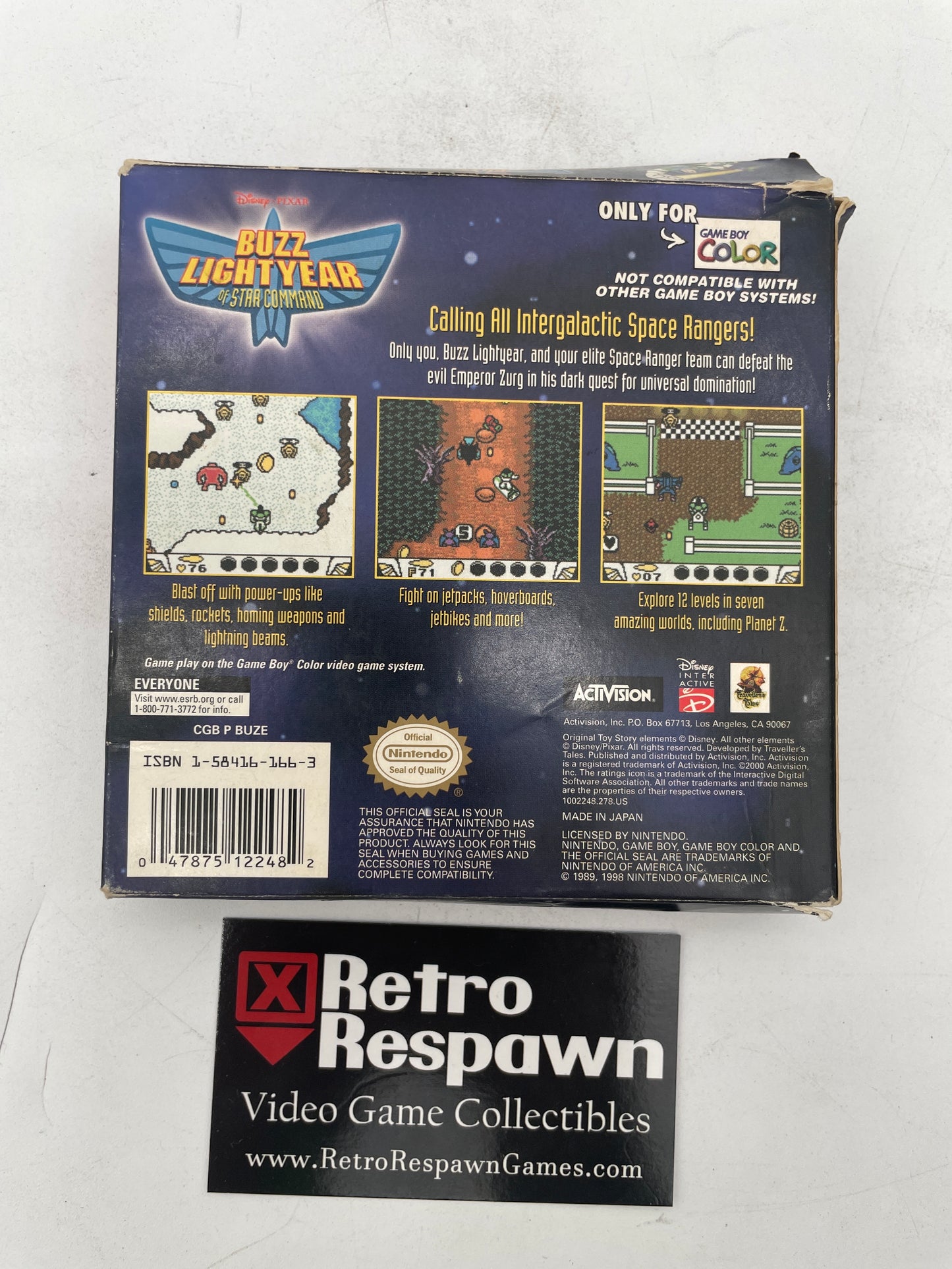 Buzz Lightyear of Star Command - GameBoy Color (Complete)