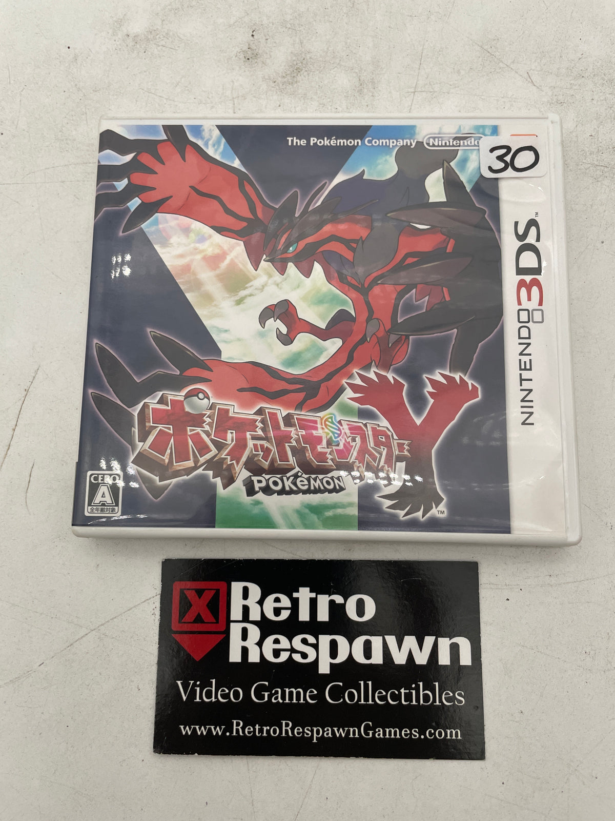 Pokemon Y - JP Nintendo 3DS (Complete)