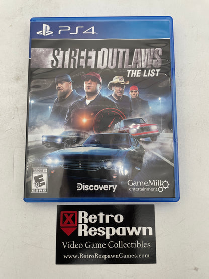 Street Outlaws: The List - Playstation 4 (Complete)