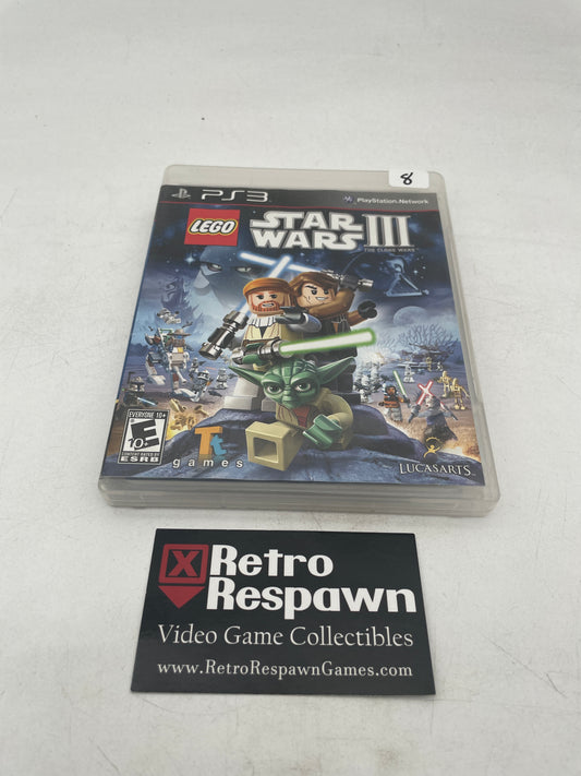 LEGO Star Wars III: The Clone Wars - Playstation 3 (Complete)