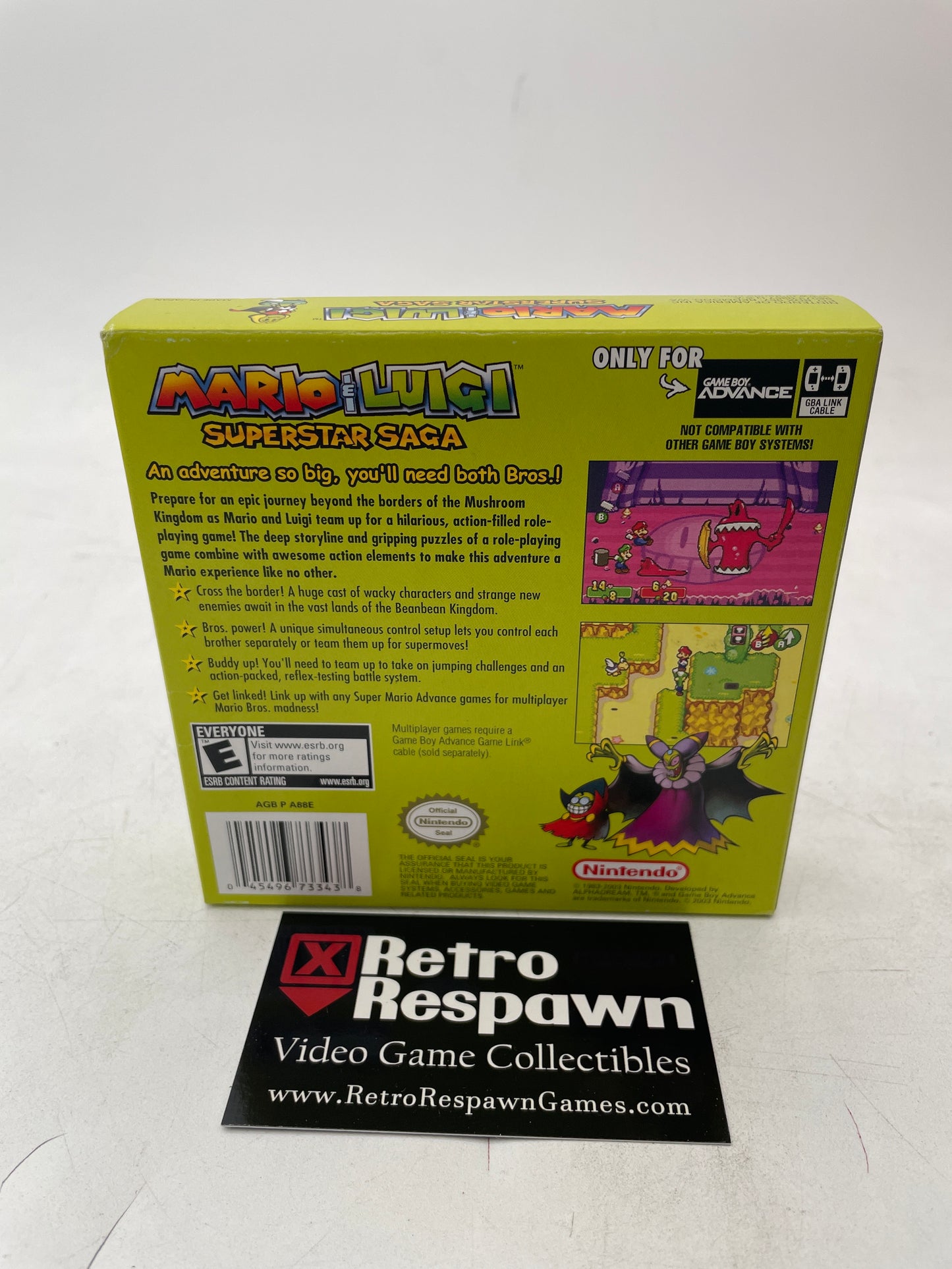 Mario and Luigi Superstar Saga - GameBoy Advance (Complete)
