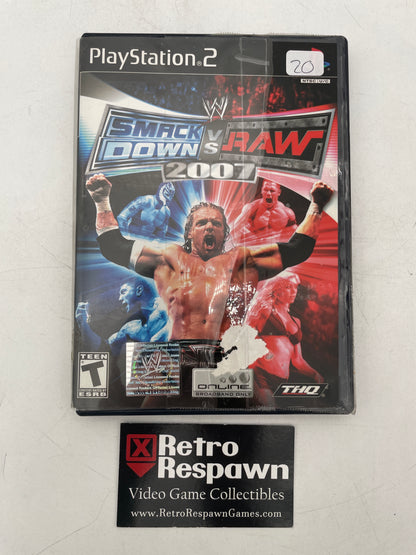 WWE Smackdown vs. Raw 2007 - Playstation 2 (Complete)