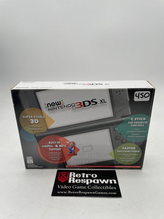 New Nintendo 3DS XL Black - Nintendo 3DS (Complete)