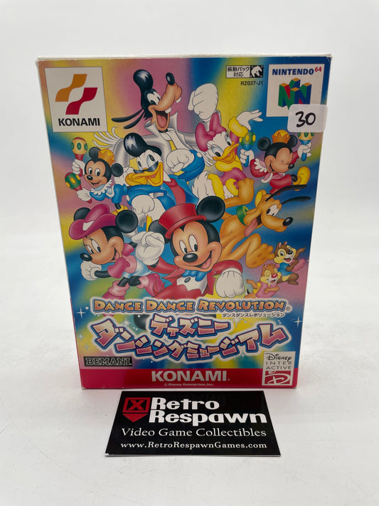 Dance Dance Revolution Disney Dancing Museum - JP Nintendo 64 (Complete)