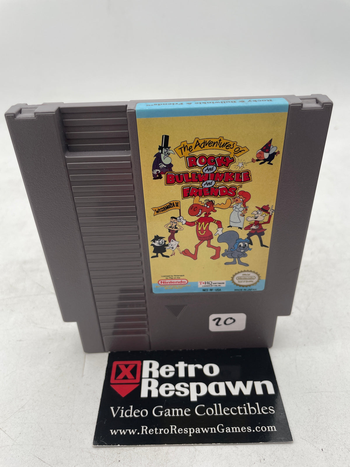 The Adventures of Rocky and Bullwinkle and Friends - NES (Game Only)
