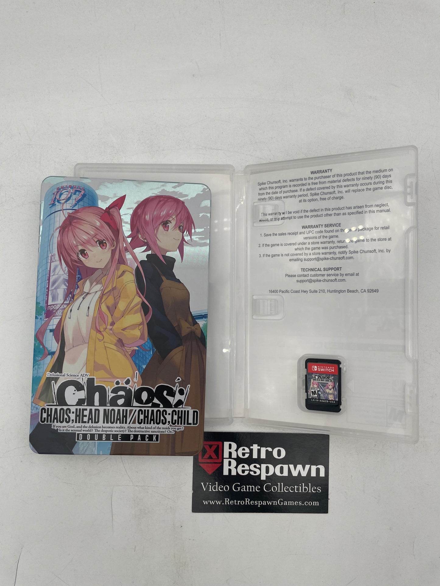 Chaos;Head Noah & Chaos;Head Child Double Pack [Steelbook Edition] - Nintendo Switch (Complete)