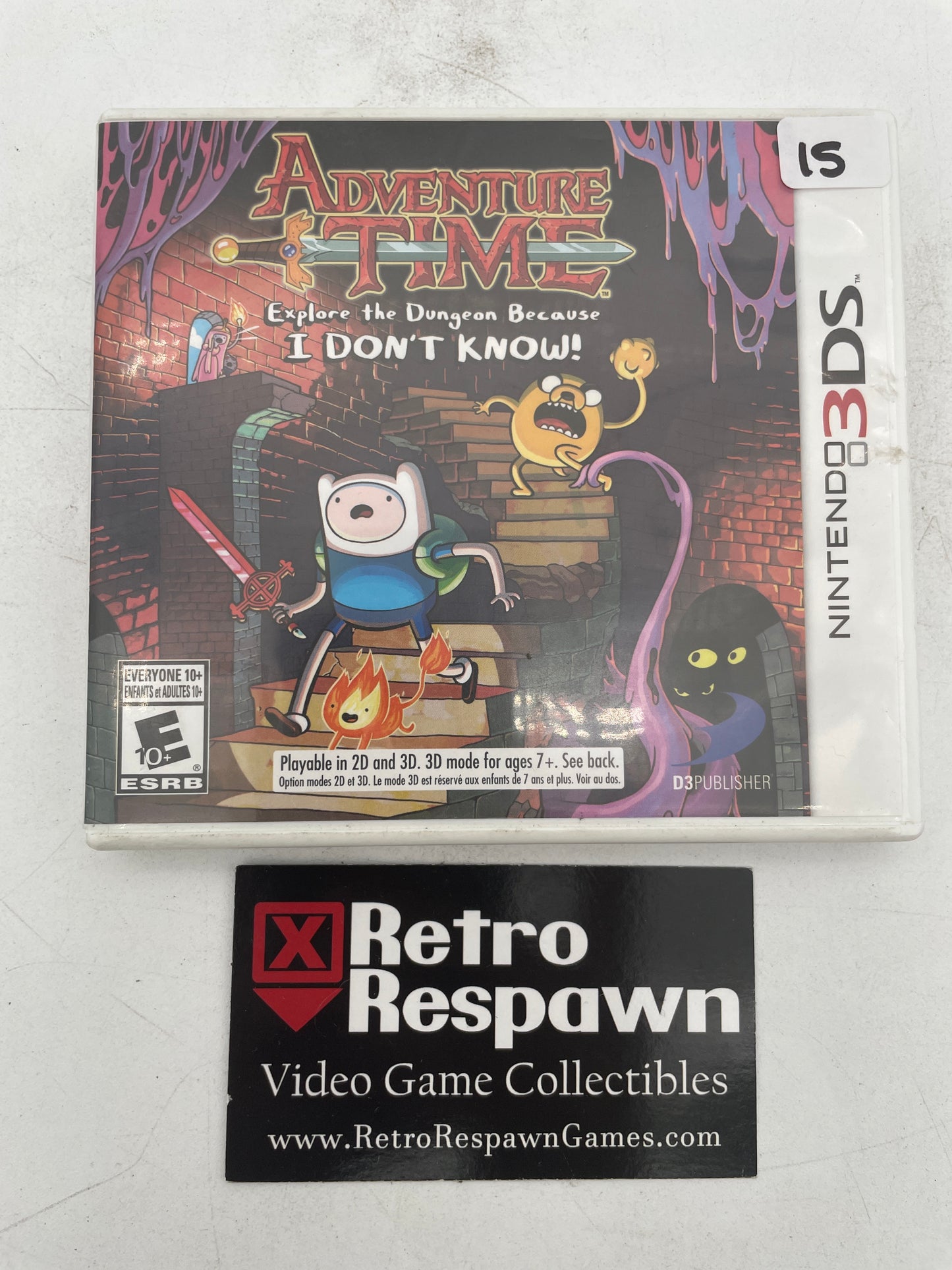 Adventure Time: Explore the Dungeon Because I Don't Know - Nintendo 3DS (Complete)