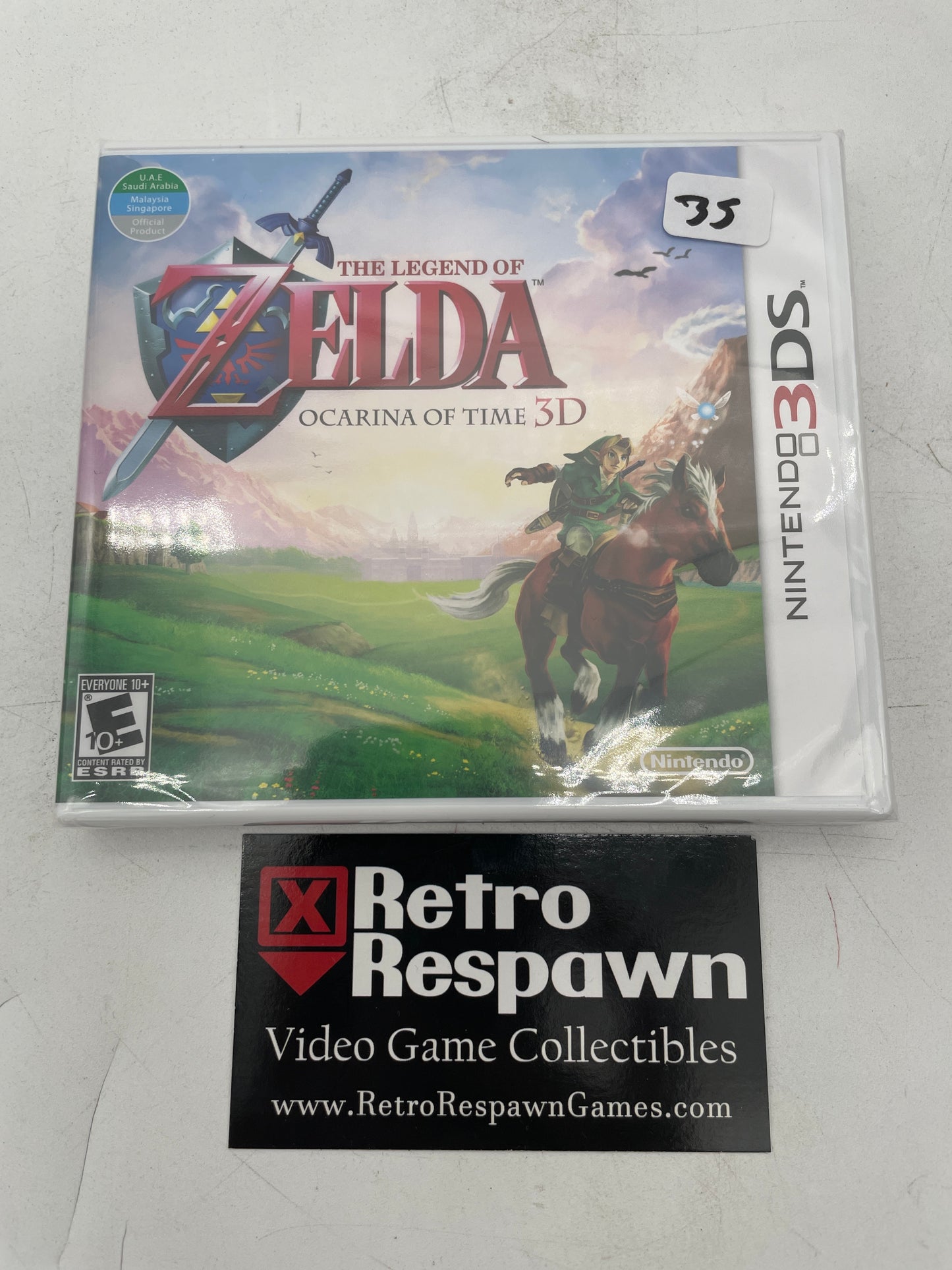 ALTERNATIVE COVER Zelda Ocarina of Time 3D - Nintendo 3DS (Sealed)