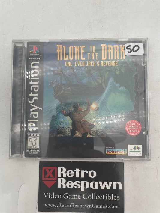Alone In The Dark One Eyed Jack's Revenge - Playstation (Complete)