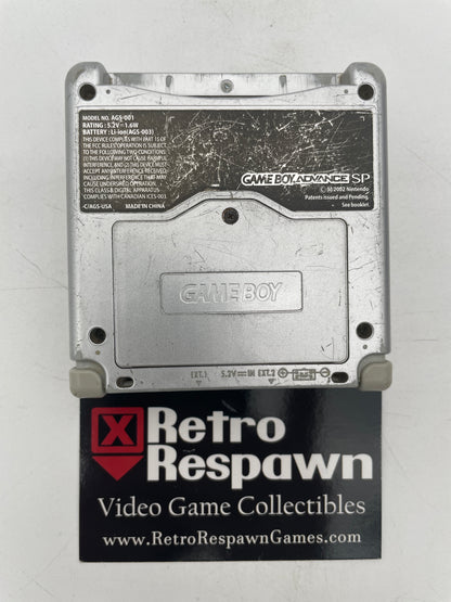 [Ugly] Platinum Gameboy Advance SP - GameBoy Advance (Console+Charger)