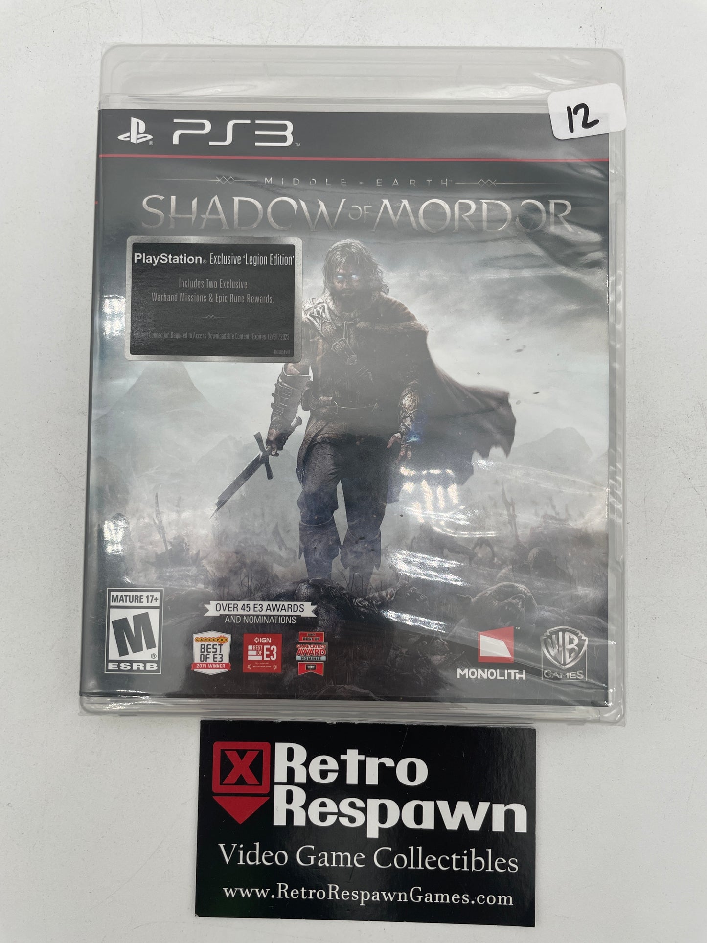 Middle Earth: Shadow of Mordor - Playstation 3 (Sealed)