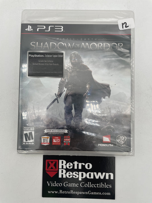 Middle Earth: Shadow of Mordor - Playstation 3 (Sealed)