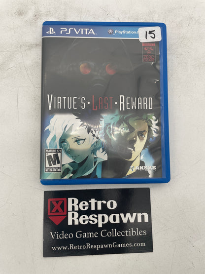 Zero Escape: Virtues Last Reward - Playstation Vita (Complete)