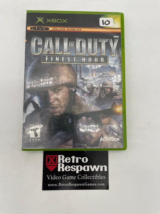 Call of Duty Finest Hour - Xbox (Complete)