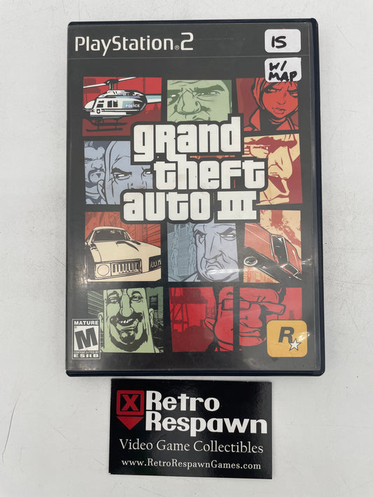 Grand Theft Auto III - Playstation 2 (Complete/ w Map)