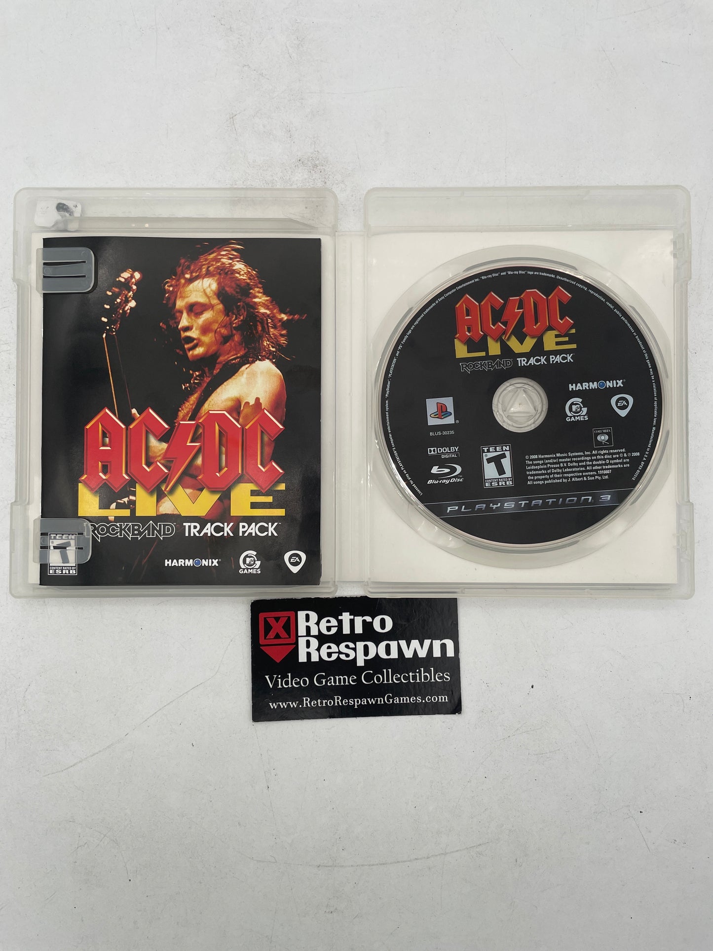 AC/DC Live Rock Band Track Pack - Playstation 3 (Complete)