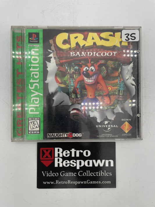 Crash Bandicoot [Greatest Hits] - Playstation (Complete)