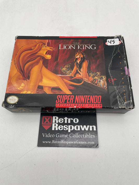 The Lion King - Super Nintendo (Complete)