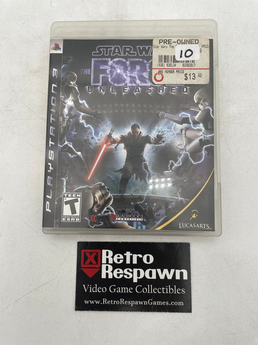 Star Wars The Force Unleashed - Playstation 3 (Complete)