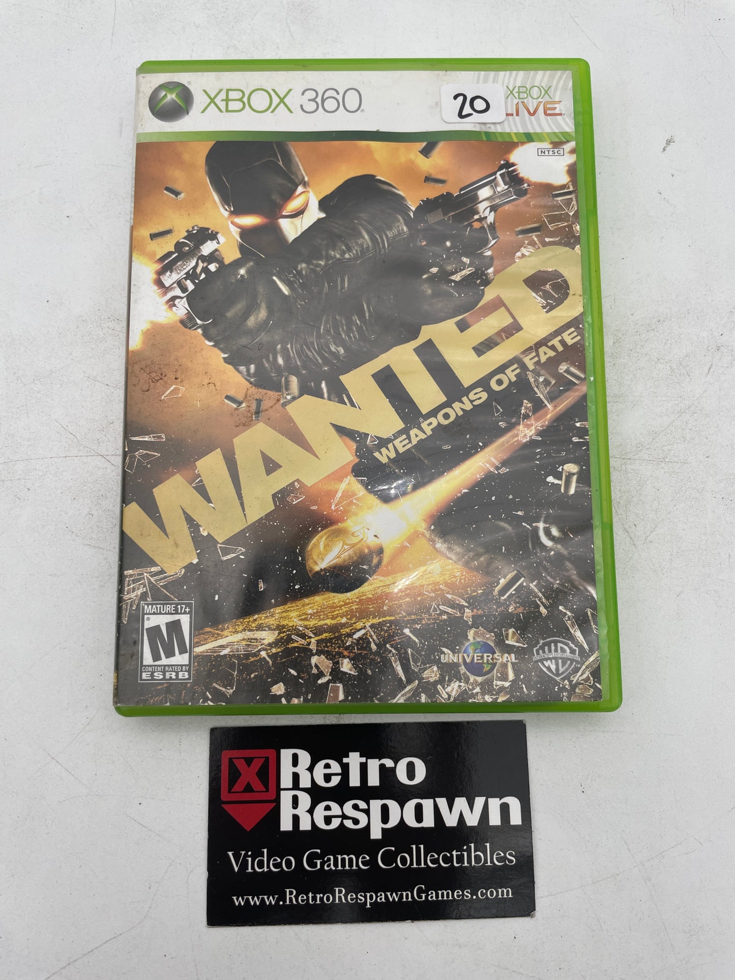 Wanted: Weapons of Fate - Xbox 360 (Complete)