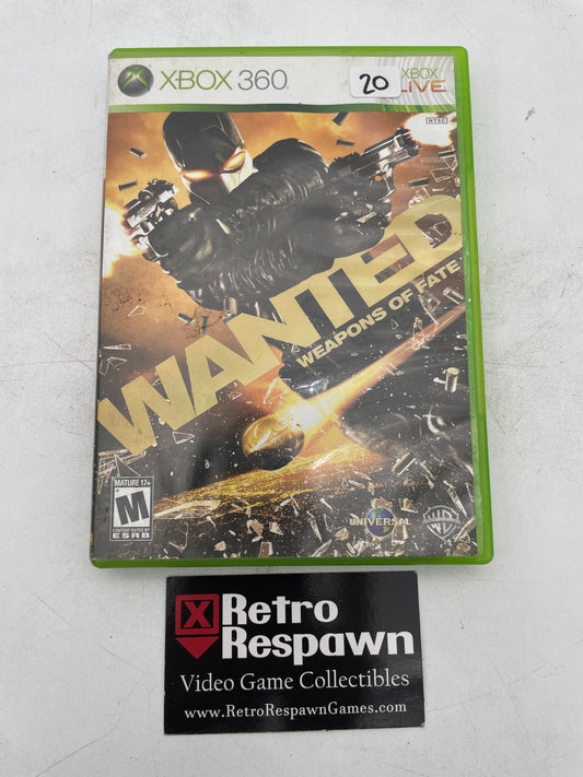 Wanted: Weapons of Fate - Xbox 360 (Complete)