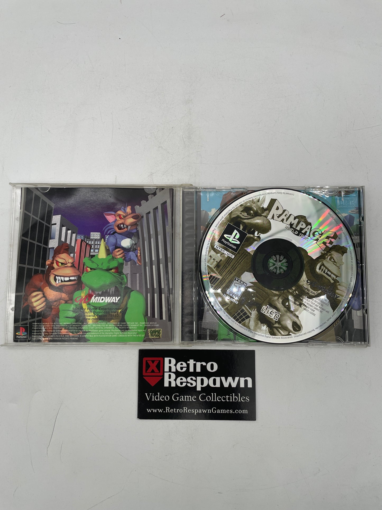 Rampage World Tour - Playstation (Complete)