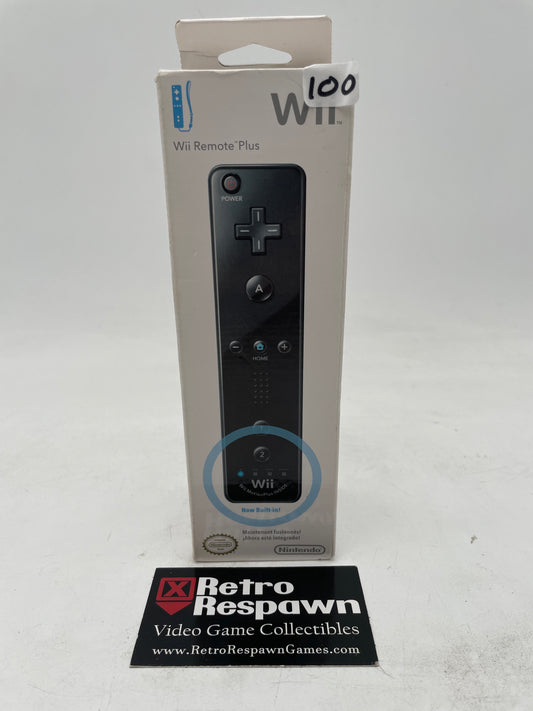 Black Wii Remote Plus - Wii (Complete)