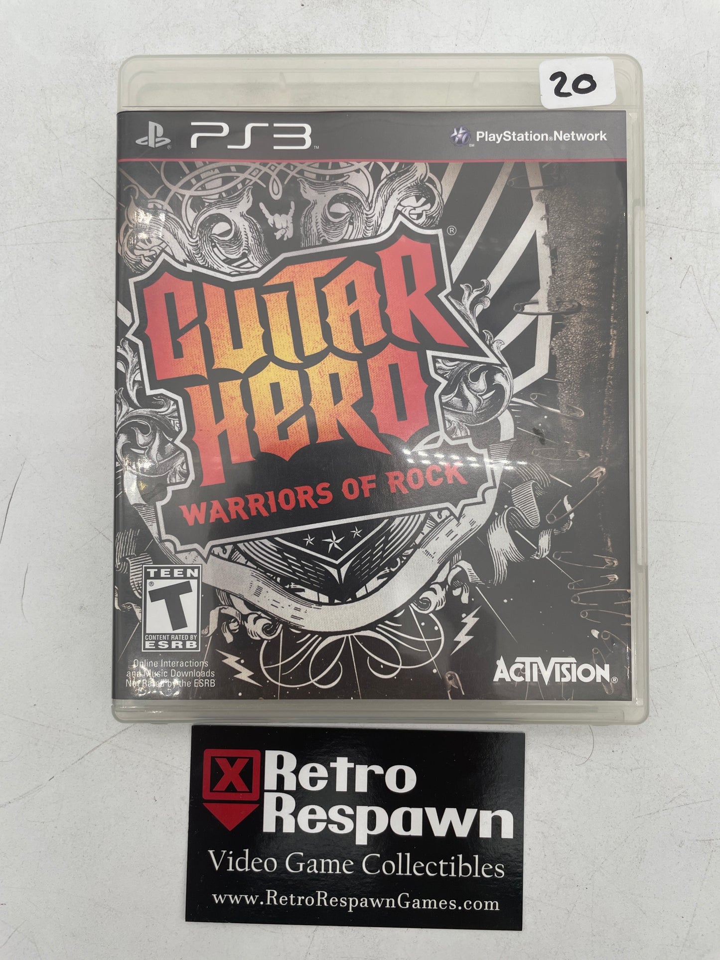 Guitar Hero: Warriors of Rock - Playstation 3(Complete)