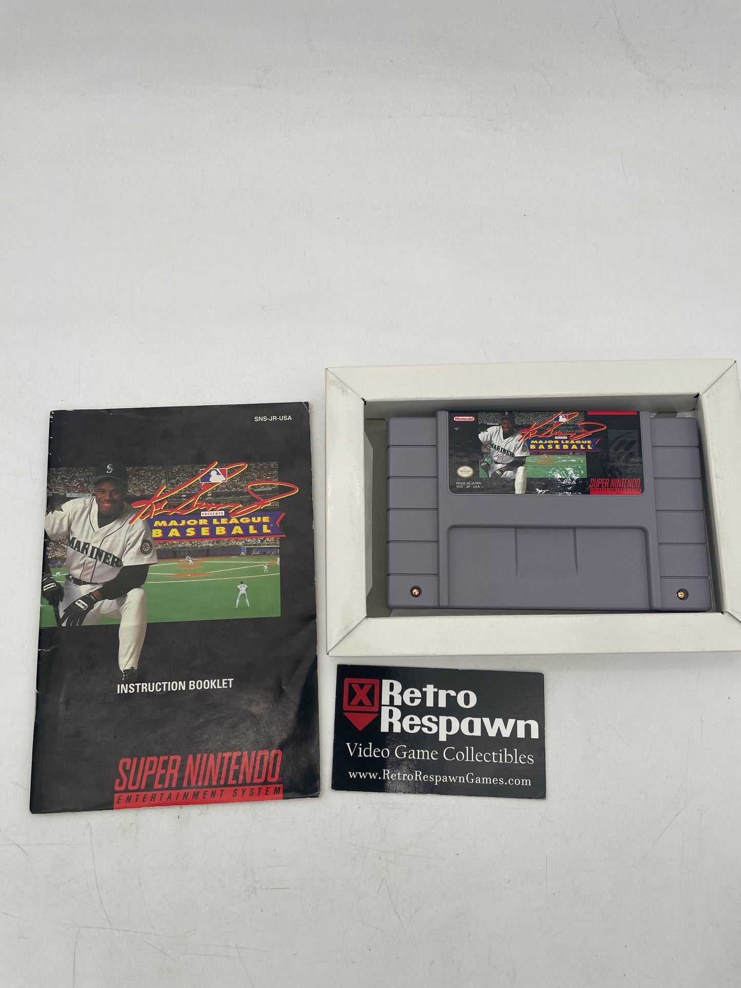 Ken Griffey Jr Major League Baseball - Super Nintendo (Complete)