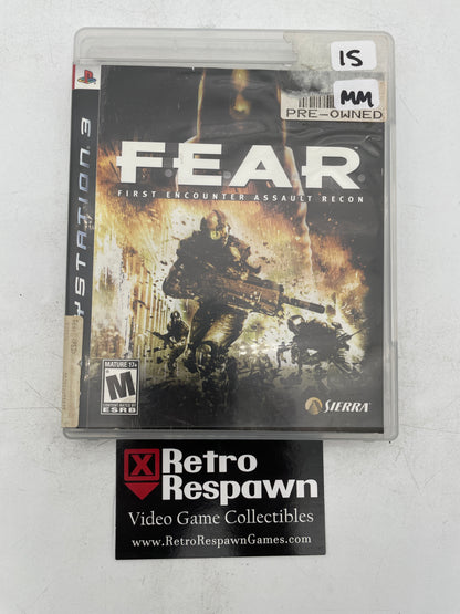 F.E.A.R. - Playstation 3 (Missing Manual)