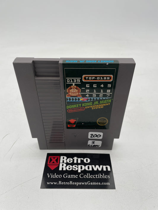 Donkey Kong Jr Math [5 Screw] - NES (Game Only)