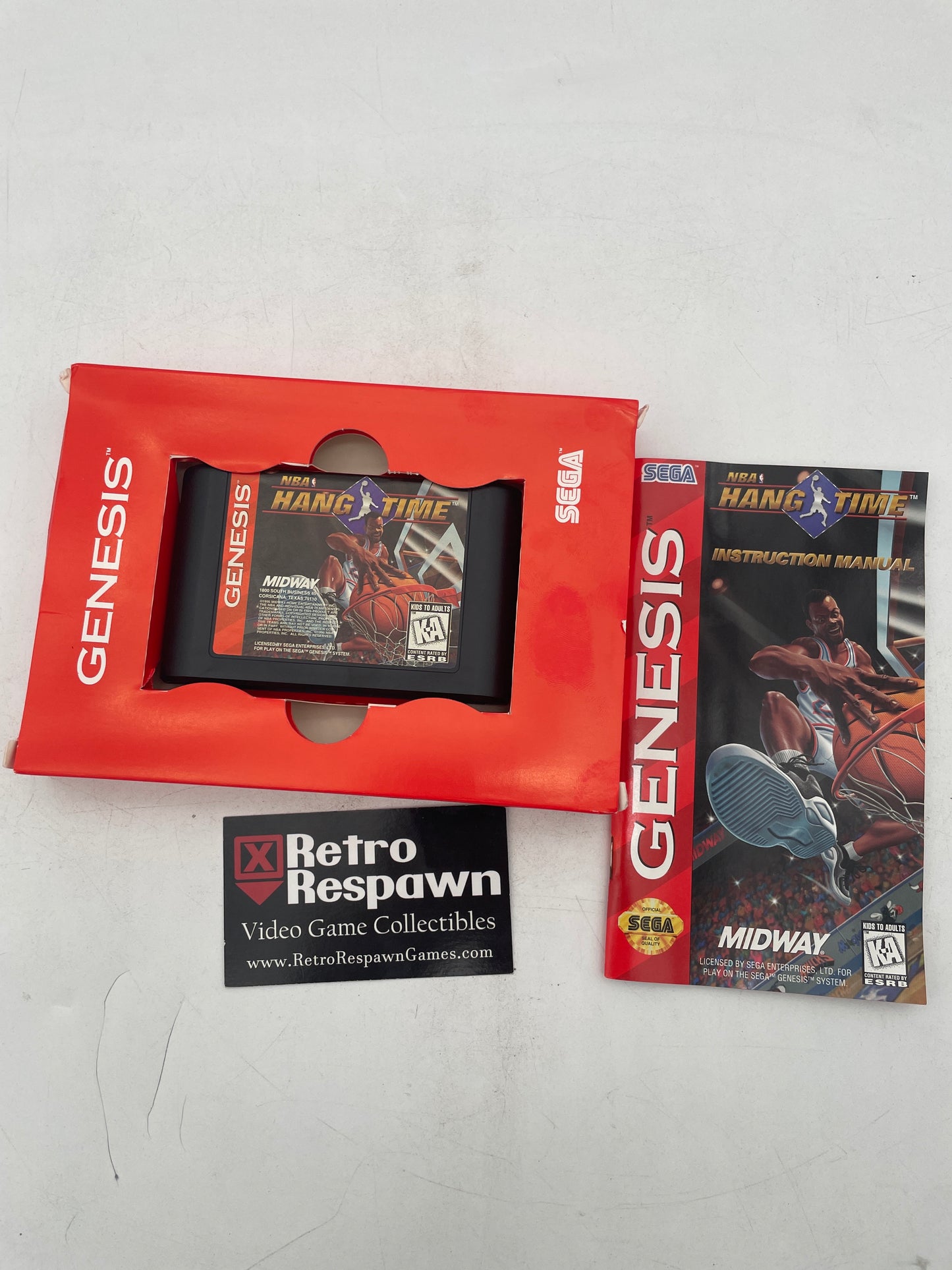 NBA Hang Time - Sega Genesis (Complete)