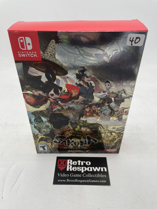 Sakuna: Of Rice and Ruin [Divine Edition] - Nintendo Switch (Complete/Game is Sealed)