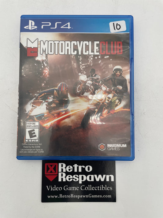 Motorcycle Club - Playstation 4 (Complete)