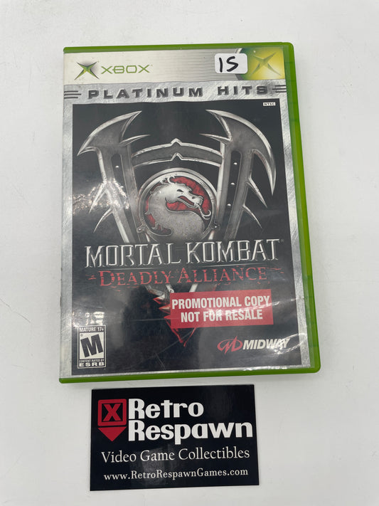 Mortal Kombat Deadly Alliance [Platinum Hits] - Xbox (Complete)