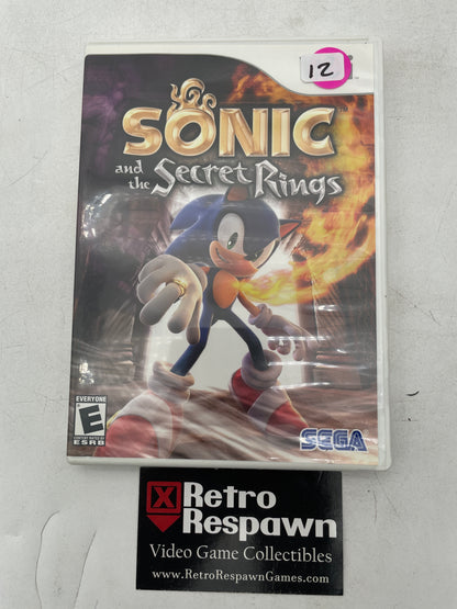 Sonic and the Secret Rings - Wii (Complete)