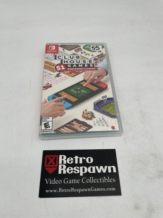 Clubhouse Games: 51 Worldwide Classics - Nintendo Switch (Sealed)