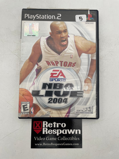 NBA Live 2004 - Playstation 2 (Complete)