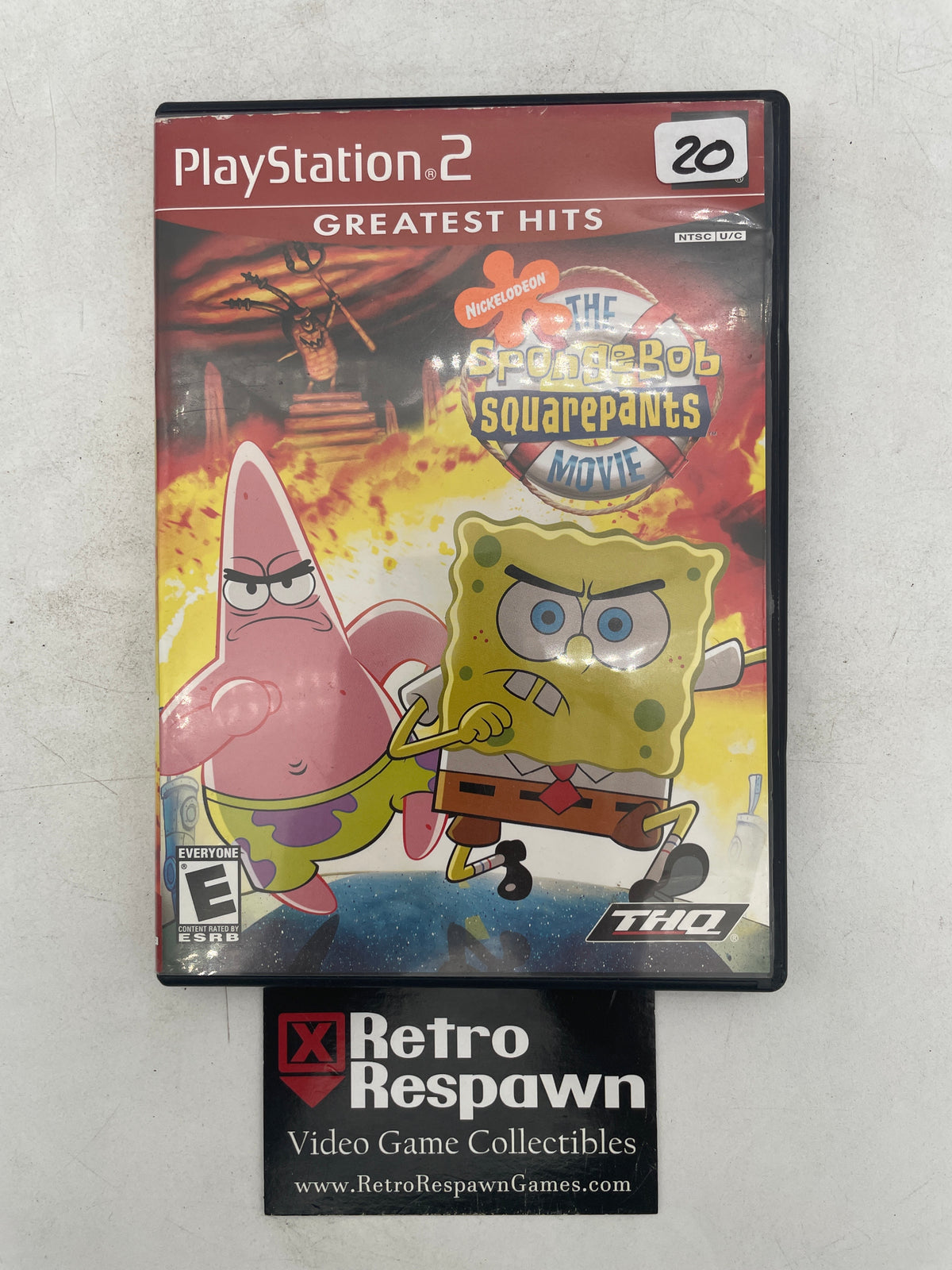 SpongeBob SquarePants The Movie [Greatest Hits] - Playstation 2 (Complete)