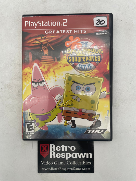 SpongeBob SquarePants The Movie [Greatest Hits] - Playstation 2 (Complete)