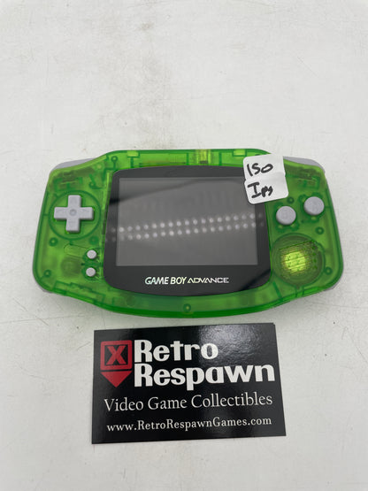 Transparent Green IPS Screen Gameboy Advance Console - Gameboy Advance (Console)