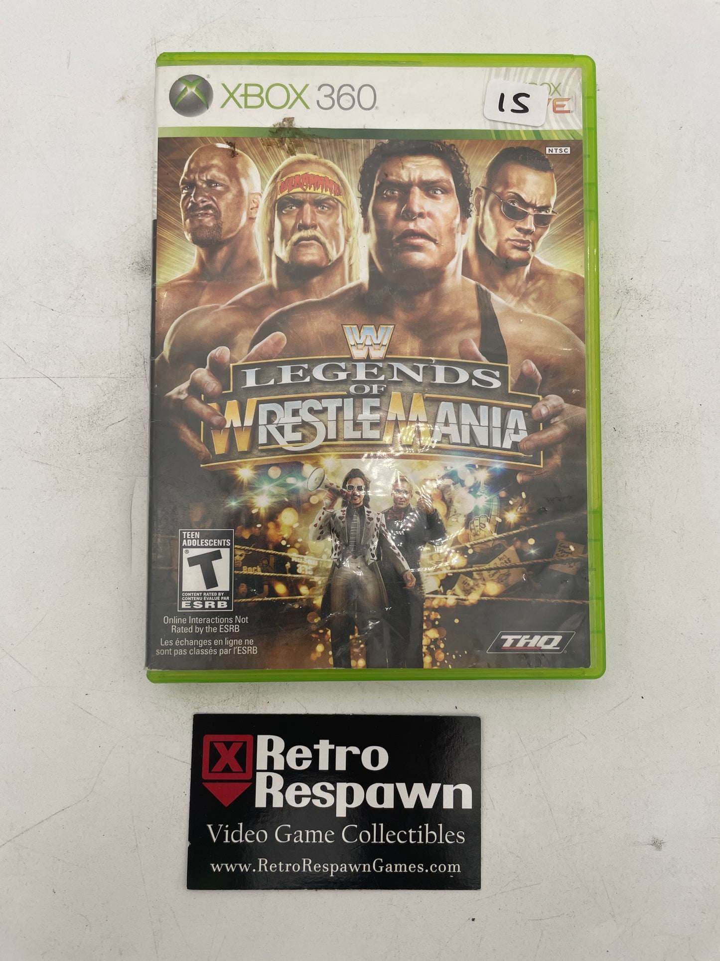 WWE Legends of WrestleMania - Xbox 360 (Missing Manual)