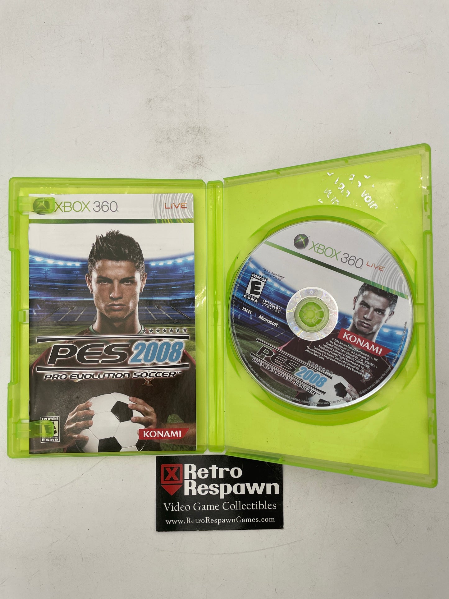 Pro Evolution Soccer 2008 - Xbox 360 (Complete)