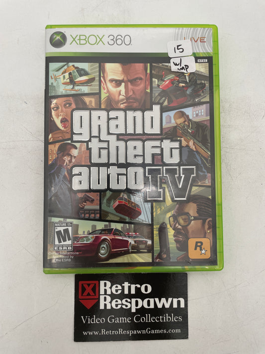 Grand Theft Auto IV - Xbox 360 (Complete)