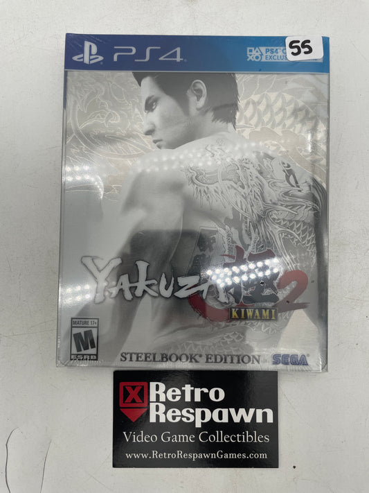 Yakuza Kiwami 2 [Steelbook Edition] - Playstation 4 (Sealed)